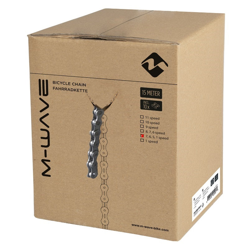 Load image into Gallery viewer, M-Wave 1/2 x 3/32 Chain 15m Workshop Roll