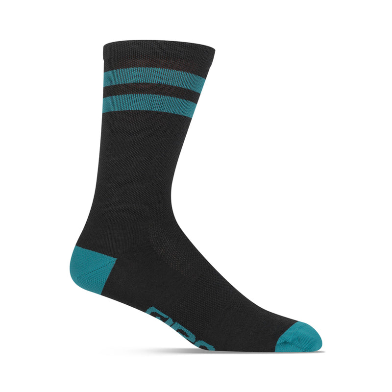 Load image into Gallery viewer, Giro Winter Merino Wool Sock - Black/Harbor Blue