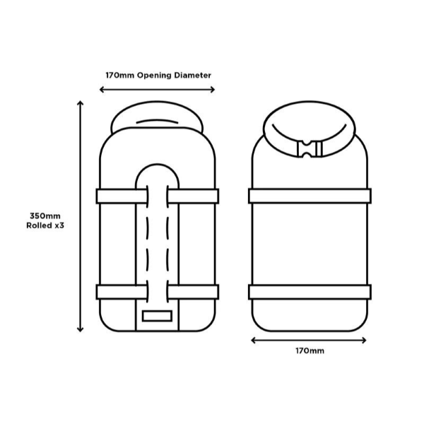 Load image into Gallery viewer, Fork Bag Dims Tn