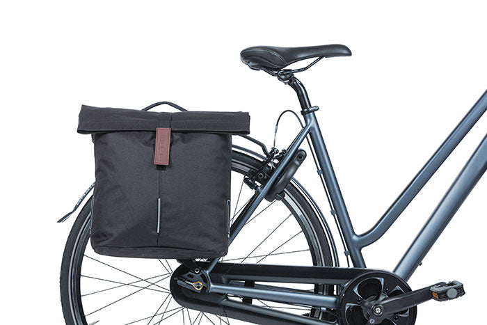Load image into Gallery viewer, basil-city-double-pannier-bag-mik-28-32-litres-bla