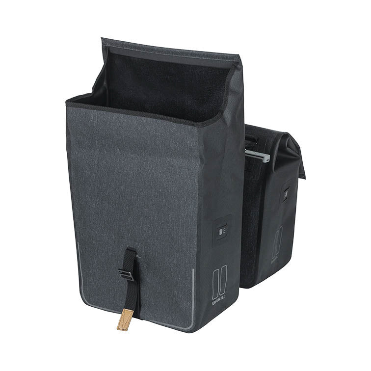 Load image into Gallery viewer, basil-urban-dry-mik-double-bicycle-bag-50-liter-1