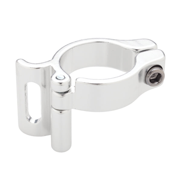 Load image into Gallery viewer, PS Braze-on Adaptor Clamp 28.6mm Sliver
