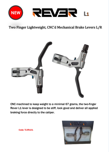 Load image into Gallery viewer, Rever L1 Mechanical Brake Levers R/L
