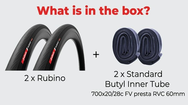 Load image into Gallery viewer, Rubino twin pack + free tubes
