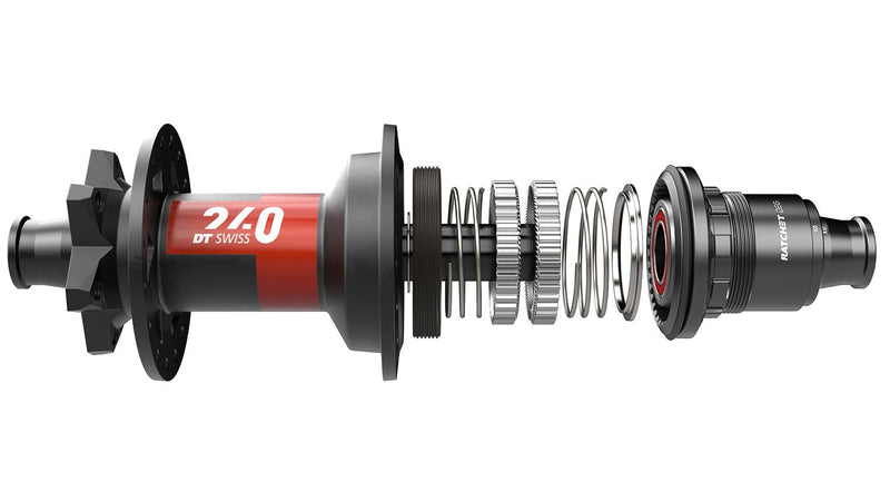 Load image into Gallery viewer, DTSwiss_240_Classic_Ratchet_DEG_Hub_Tech_Overview_

