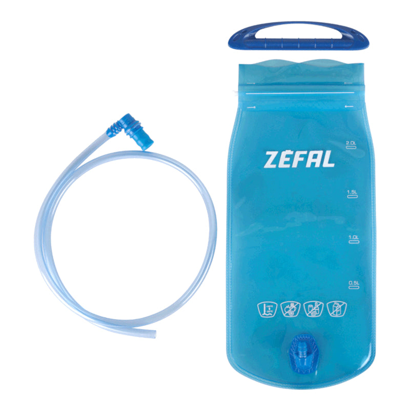 Load image into Gallery viewer, Zefal Z Hydro XC Hydration Bag Grey/Orange - Bladder and Hose 2
