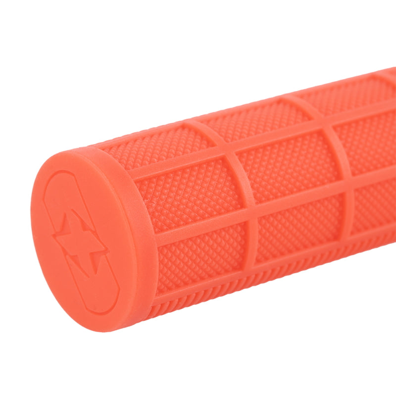 Load image into Gallery viewer, Oxford Driver Lock-On Grips Orange - Waffle Grip
