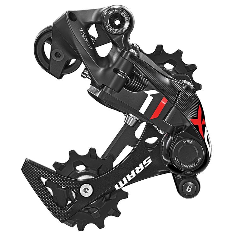 Load image into Gallery viewer, SRAM MTB X01 DH RD 7sp Red
