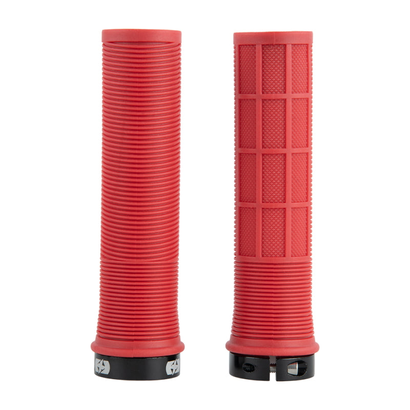 Load image into Gallery viewer, Oxford Driver Lock-On Grips Red
