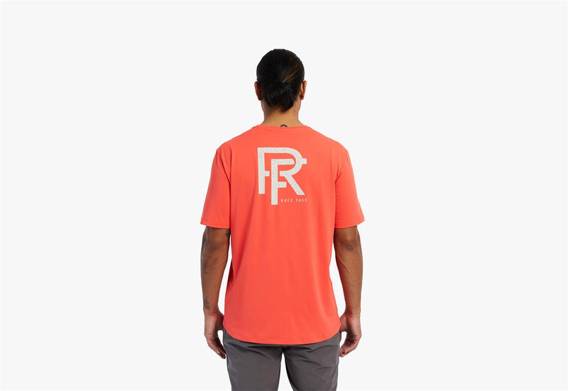 Load image into Gallery viewer, Commit_SS_Tech_Top_Coral_rotation_3_pdp_3x
