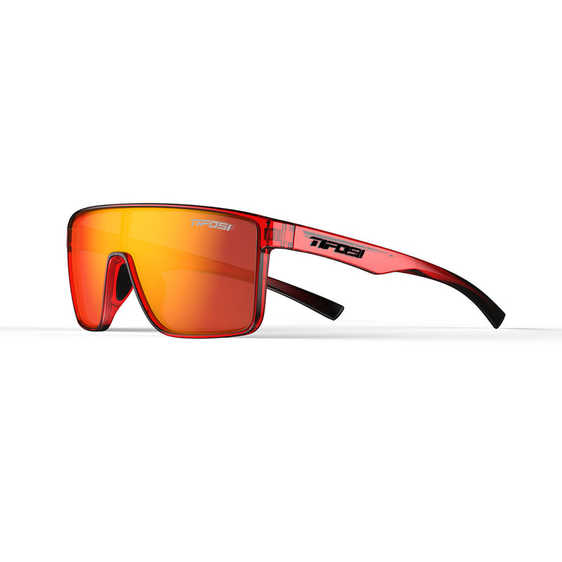 Load image into Gallery viewer, Tifosi Sanctum Sunglasses Crystal Red Fade with Smoke Red Mirror Lens

