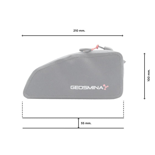 Geosmina small top tube bag dimensions