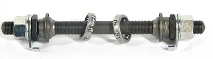 Load image into Gallery viewer, AQ59B AXLE  FRONT  3/8 NUT STEEL HUB
