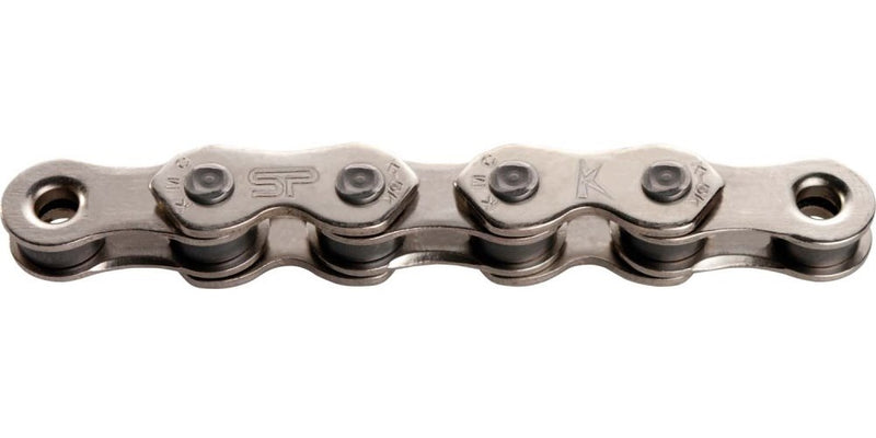 Load image into Gallery viewer, KMC - K810 1spd Chain (1/2&quot; x 3/32&quot;) Silver/Silver
