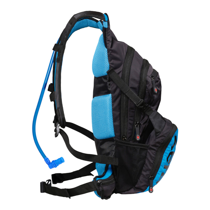 Load image into Gallery viewer, Zefal Z Hydro Enduro Hydration Bag Black/Blue - Side
