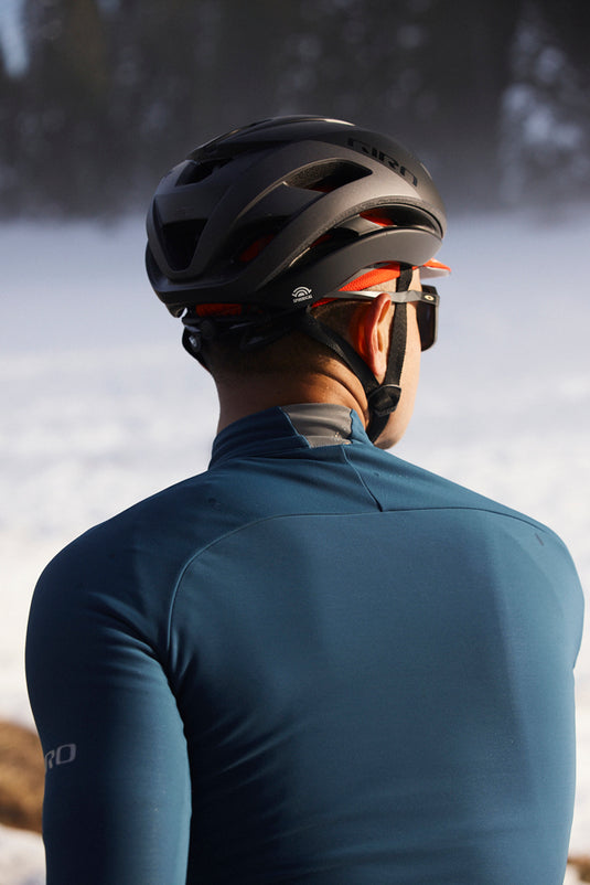 Giro Chrono LS Thermal Men's Jersey - Harbor Blue