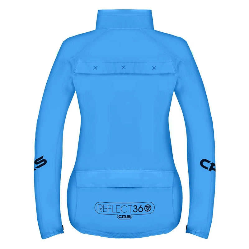 Load image into Gallery viewer, Proviz Reflect360 CRS Women&#39;s Cycling Jacket Blue - Rear
