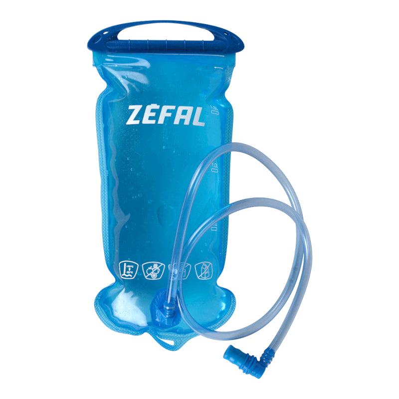 Load image into Gallery viewer, Zefal Z Hydro Race Hydration Bag Black/Red - Bladder and Hose
