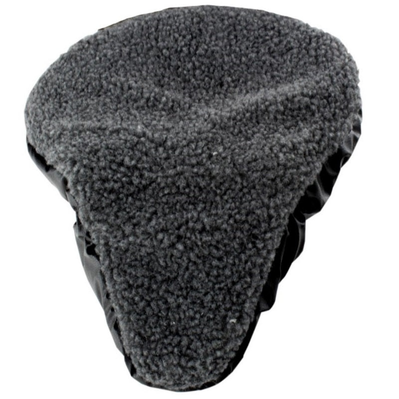 Load image into Gallery viewer, Reversible Leatherette/Imitation Sheepskin Saddle Cover - Top
