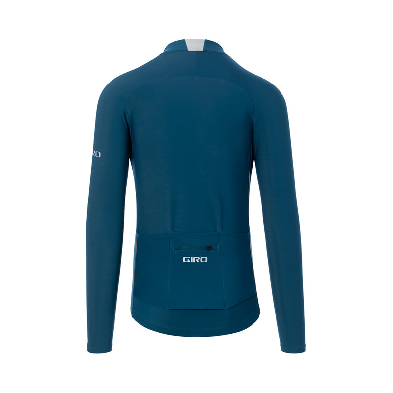 Load image into Gallery viewer, Giro Men&#39;s Chrono Thermal LS Jersey - Harbor Blue
