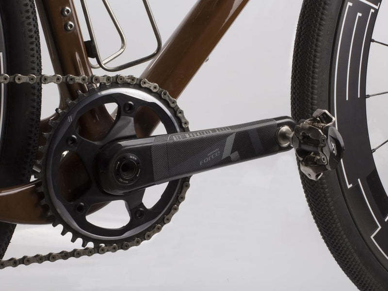 Load image into Gallery viewer, AMS_Crank_Guard_on_Sram_Force_cranks
