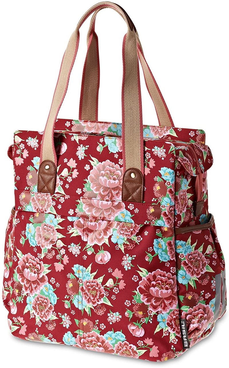 Load image into Gallery viewer, Basil Bloom Bicycle Shopper Bag
