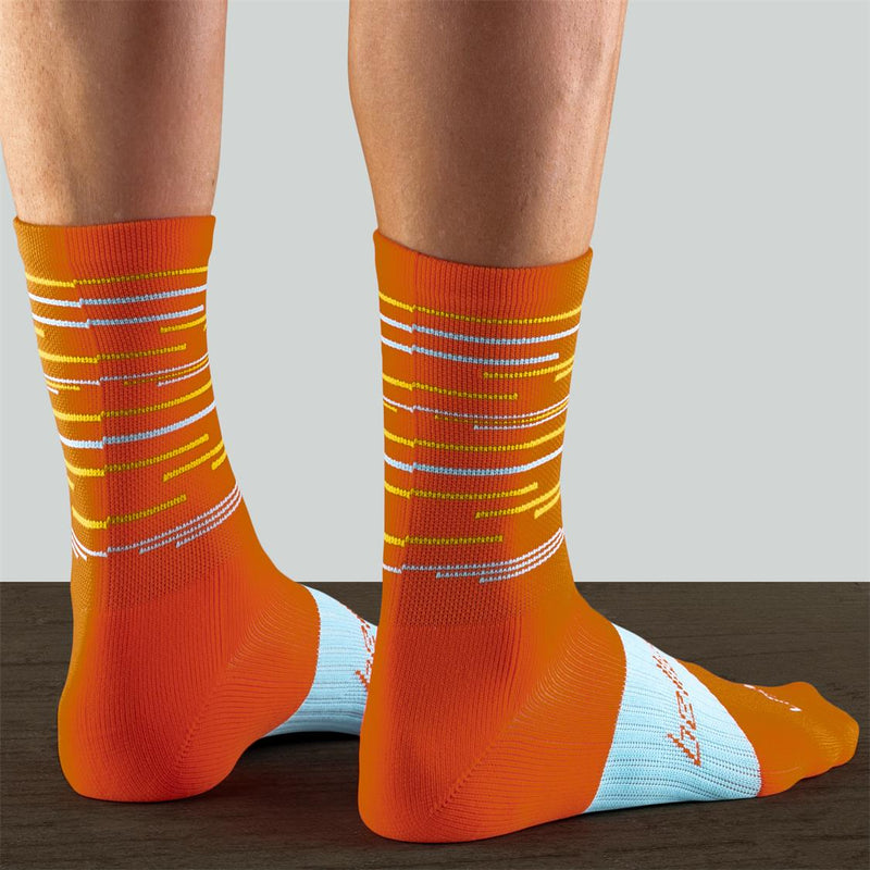 Load image into Gallery viewer, Linear Socks-Orange-06
