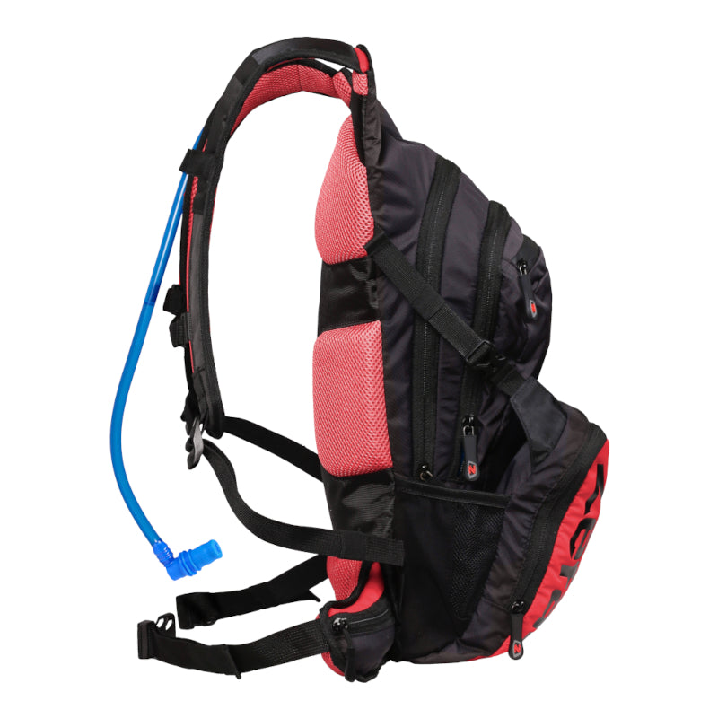 Load image into Gallery viewer, Zefal Z Hydro Enduro Hydration Bag Black/Red - Side
