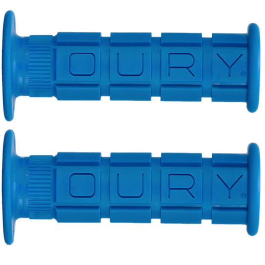 Oury Flanged Grips Blue