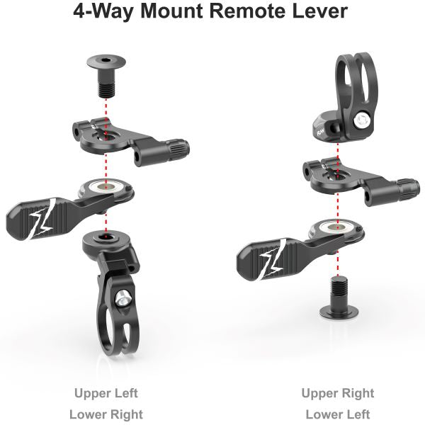Load image into Gallery viewer, 4-Way Mount Remote Lever tn
