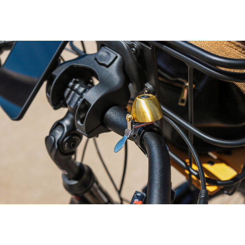 Load image into Gallery viewer, Zefal Classic Bike Bell Gold - Fitted 2
