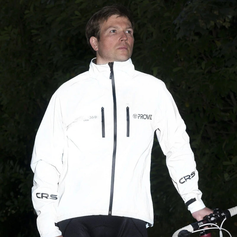 Load image into Gallery viewer, CRS Men&#39;s Cycling Jacket - Reflective Use
