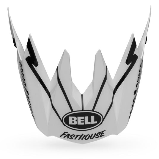 Bell Full-10 Visor - Fasthouse Matte/Gloss White/Black