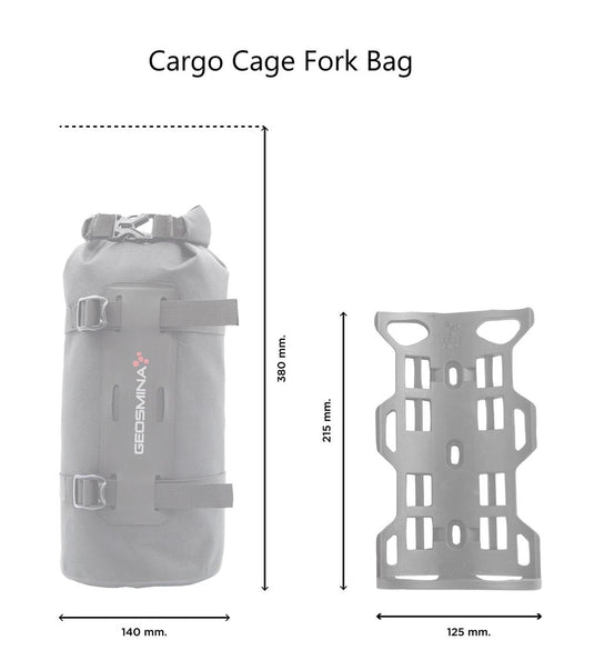 Dimensions - Cargo Cage Fork Bag