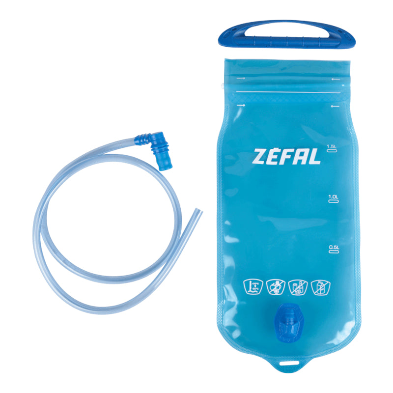 Load image into Gallery viewer, Zefal Z Hydro Race Hydration Bag Black/Blue - Bladder and Hose 2
