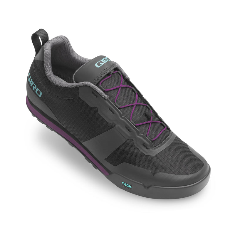 Load image into Gallery viewer, Giro Tracker Fastlace Women&#39;s - Black/Throwback Purple
