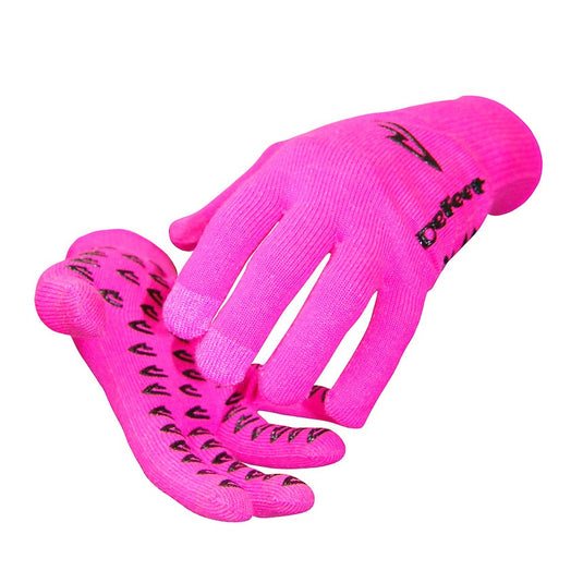 Neon Pink Electronic Touch Gloves -  Extra Small