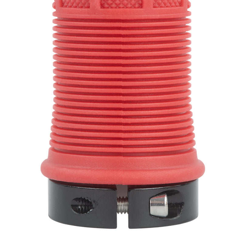 Load image into Gallery viewer, Oxford Driver Lock-On Grips Red - Webbed Grip
