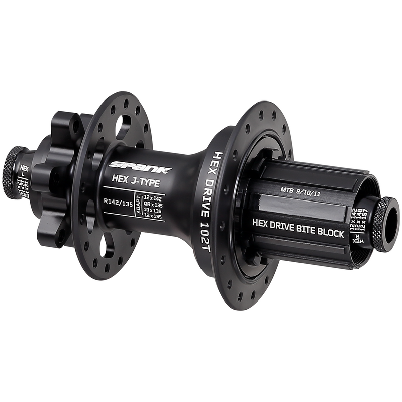 Load image into Gallery viewer, Spank Rear Hex Drive J-Type Hub 135-142
