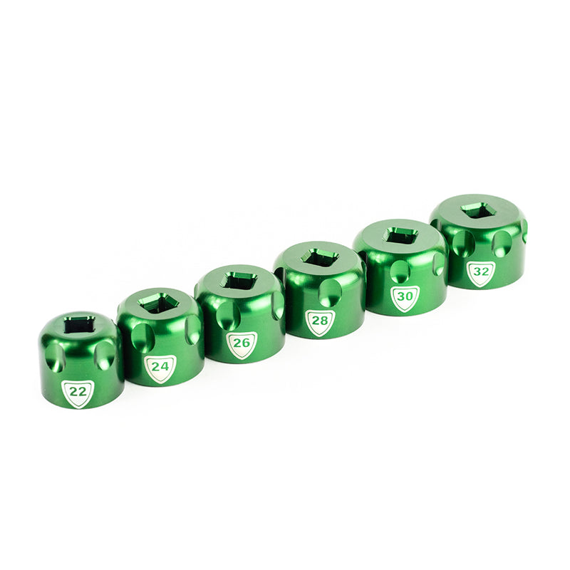Load image into Gallery viewer, Abbey Suspension Top Cap Sockets - Full Set
