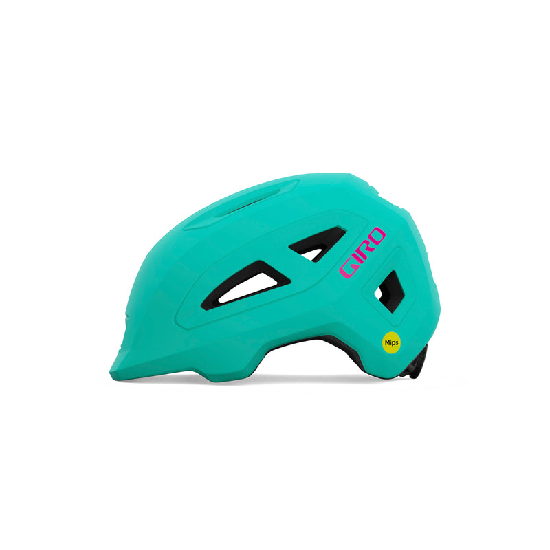 Load image into Gallery viewer, Giro Helmet Scamp MIPS II Child Matte Screaming Teal / Bright Pink
