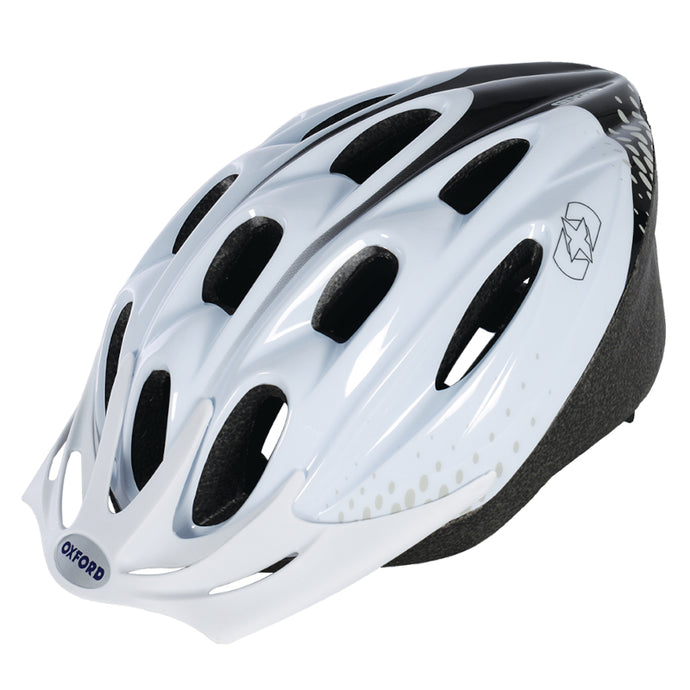 Oxford F-15 Helmet White/Black