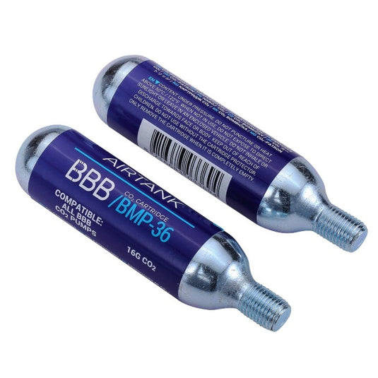BBB - AirTanks CO2 16gm Cartridge (2pc)