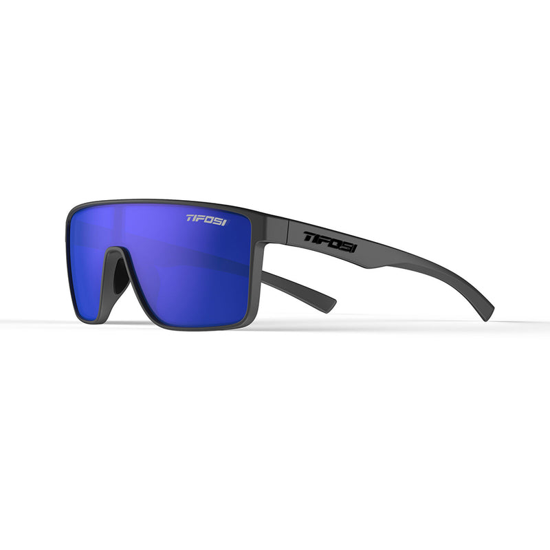 Load image into Gallery viewer, Tifosi Sanctum Sunglasses Matte Gunmetal with Cobalt Blue Mirror Lens
