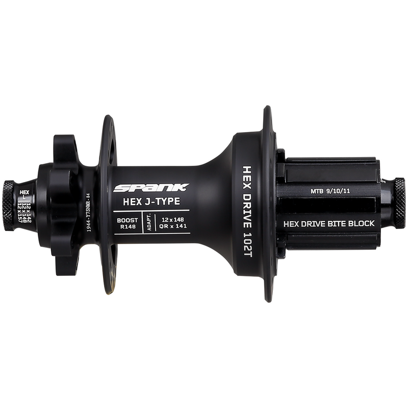 Load image into Gallery viewer, Spank Rear Hex Drive J-Type Hub Boost
