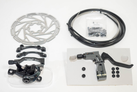 Load image into Gallery viewer, Rever MTN1 Mechanical Disc Brake with Left CNC Lever
