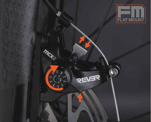 Mechanical Disc Brake System-Flat Mount