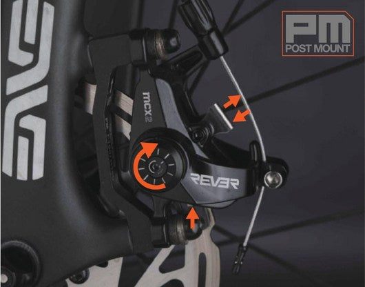 Load image into Gallery viewer, Mechanical Disc Brake System-Post Mount
