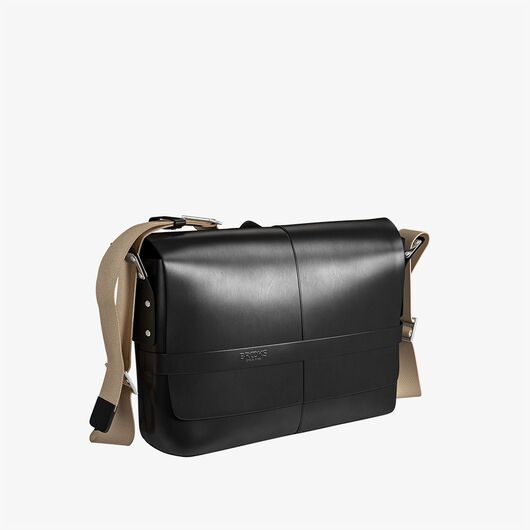 Load image into Gallery viewer, Brooks Barbican Leather Bag - Black
